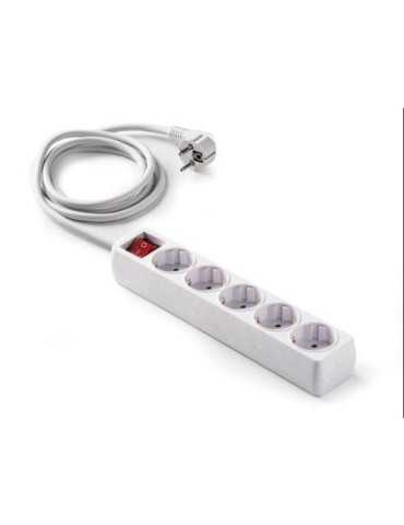 Base 5 Tomas/TT. Cable 1.5 m con Interruptor 9/705 [LOTE DE 4 Unidades] FAMATEL