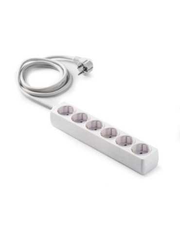 Base 6 Tomas/Toma Tierra Cable 1.5 m 9/506 [LOTE DE 4 Unidades] FAMATEL