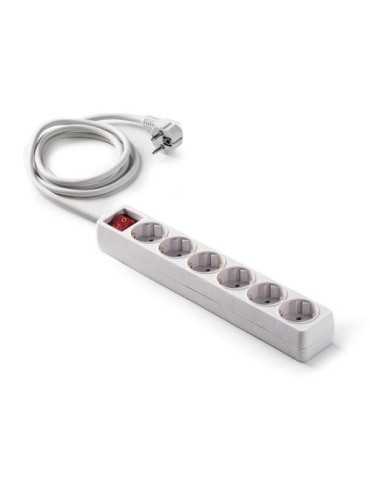 Base 6 Tomas/TT. Cable 1.5 m con Interruptor 9/706 [LOTE DE 4 Unidades] FAMATEL