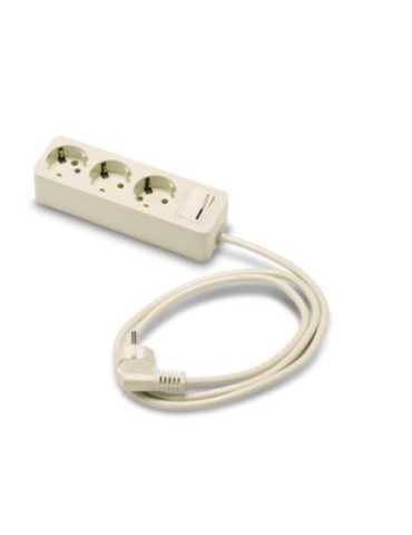 Base 3 Tomas/TT. con Interruptor Cable 1.5 m 2623 [LOTE DE 2 Unidades] FAMATEL
