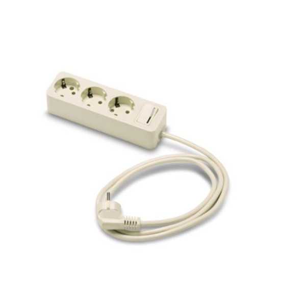 Base 3 Tomas/TT. con Interruptor Cable 1.5 m 2623 [LOTE DE 2 Unidades] FAMATEL