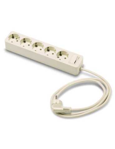 Base 5 Tomas/TT. con Interruptor Cable 1.5 m 2625 [LOTE DE 2 Unidades] FAMATEL