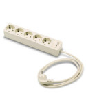Base 5 Tomas/TT. con Interruptor Cable 1.5 m 2625 [LOTE DE 2 Unidades] FAMATEL