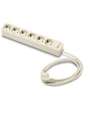 Base 6 Tomas/TT. con Interruptor Cable 1.5 m 2518 [LOTE DE 2 Unidades] FAMATEL