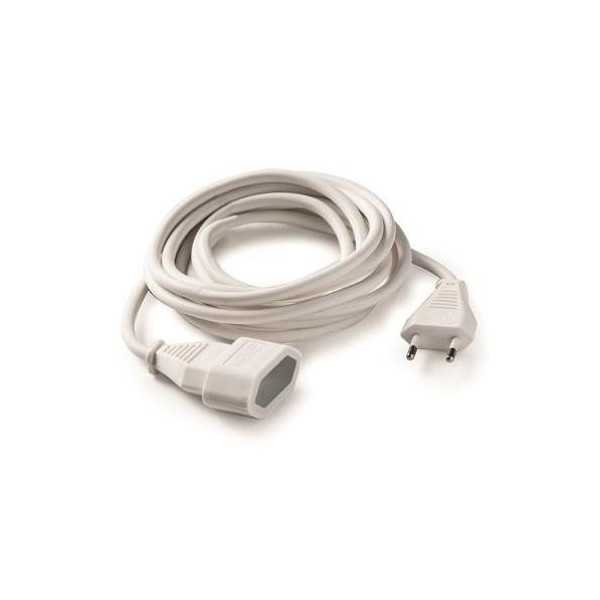 Prolongador 10A 250V 5M 2X1MM Blanco 2955 [LOTE DE 4 Unidades] FAMATEL