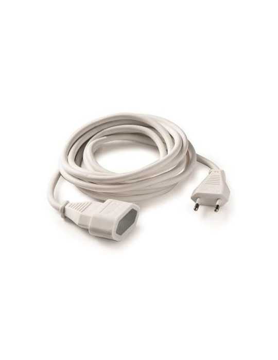 Prolongador 10A 250V 5M 2X1MM Blanco 2955 [LOTE DE 4 Unidades] FAMATEL
