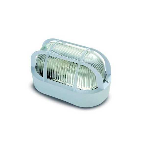 Aplique Oval E27 60 W Blanco 4410G [LOTE DE 4 Unidades] FAMATEL