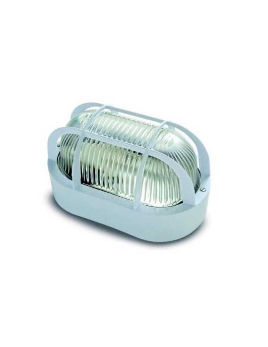 Aplique Oval E27 60 W Blanco 4410G [LOTE DE 4 Unidades] FAMATEL