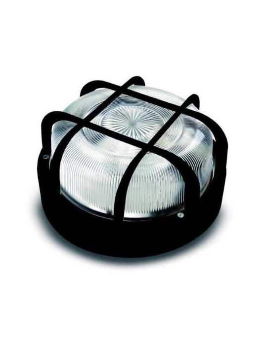 Aplique Redondo E27 100 W Negro 4411G [LOTE DE 2 Unidades] FAMATEL