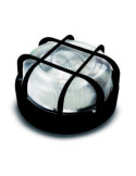 Aplique Redondo E27 100 W Negro 4411G [LOTE DE 2 Unidades] FAMATEL
