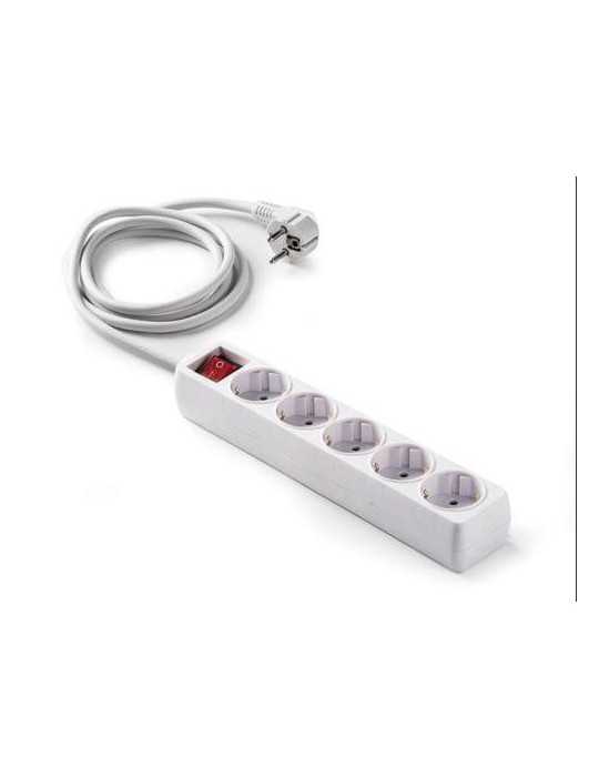 Base 5 Tomas/TT. con Interruptor Cable 3 m 9/805 [LOTE DE 4 Unidades] FAMATEL
