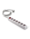 Base 6 Tomas/TT. con Interruptor Cable 3 m 9/806 [LOTE DE 4 Unidades] FAMATEL