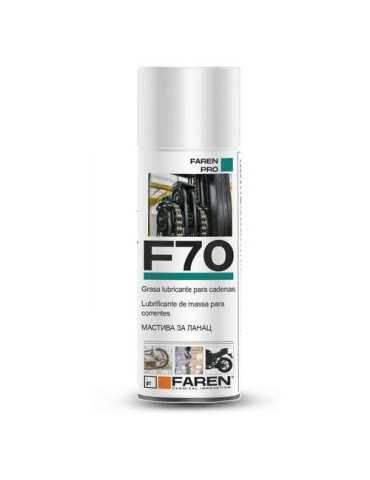 Grasa para Cadenas Spray 400ML F70 970003SPPT [LOTE DE 4 Unidades] FAREN