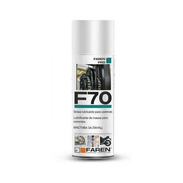 Grasa para Cadenas Spray 400ML F70 970003SPPT [LOTE DE 4 Unidades] FAREN