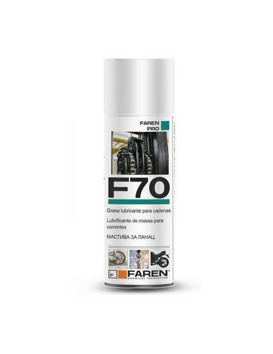 Grasa para Cadenas Spray 400ML F70 970003SPPT [LOTE DE 4 Unidades] FAREN