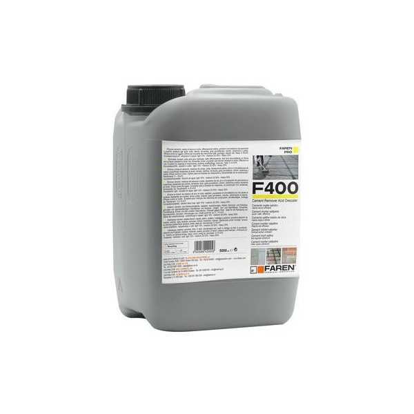 Desincrustante Limpia Cemento F400 Ácido 5L [LOTE DE 2 Unidades] FAREN