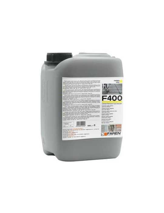 Desincrustante Limpia Cemento F400 Ácido 5L [LOTE DE 2 Unidades] FAREN