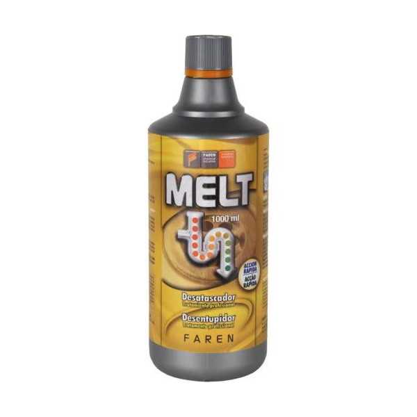 Desatascador Profesional 1 Litro Melt 708001 SP [LOTE DE 4 Unidades] FAREN