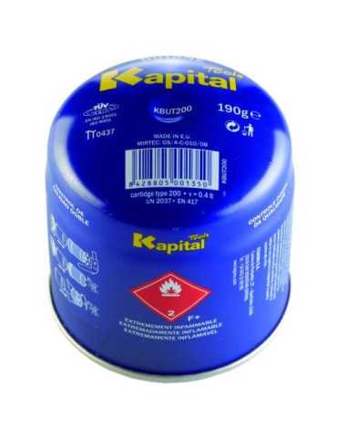 Cartucho Gas Butano 190 gr KBUT200 [LOTE DE 16 Unidades] FEGEMU