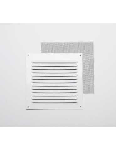 Rejilla sin B 0,8 con Mosq. Lacado Blanco 15X15 002783 [LOTE DE 12 Unidades] FEPRE
