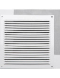 Rejilla sin B 0,8 con Mosq. Lacado Blanco 17X17 002813 [LOTE DE 10 Unidades] FEPRE