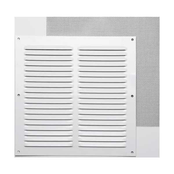 Rejilla sin B 0,8 con Mosq. Lacado Blanco 20X20 002752 [LOTE DE 8 Unidades] FEPRE