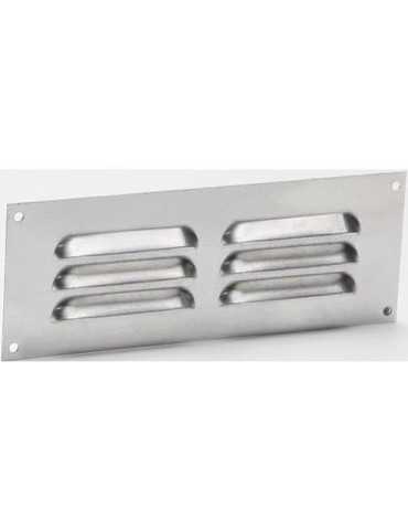 Rejilla sin B 0,8 con Mosquitera Plata 5X14 040068 [LOTE DE 16 Unidades] FEPRE