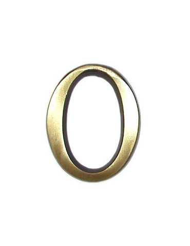 Número Latonado 50 mm Bernial Cuero- 0 [LOTE DE 10 Unidades] FERROGEST