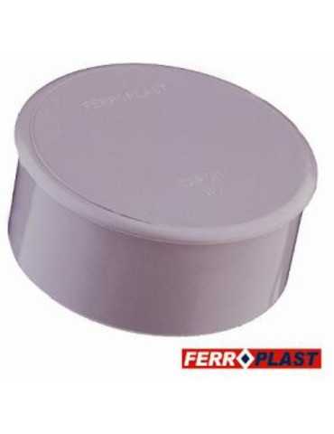 Tapón Ciego PVC Gris 110 mm 205447 [LOTE DE 18 Unidades] FERROPLAST