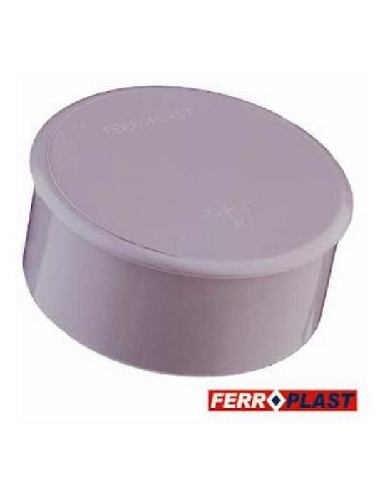 Tapón Ciego PVC Gris 110 mm 205447 [LOTE DE 18 Unidades] FERROPLAST