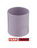 Manguito Unión 90 mm 205587 [LOTE DE 22 Unidades] FERROPLAST