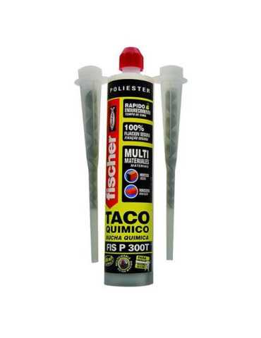 Taco Anclaje Químico FISP300T Poliéster 300 ml [LOTE DE 2 Unidades] FISCHER