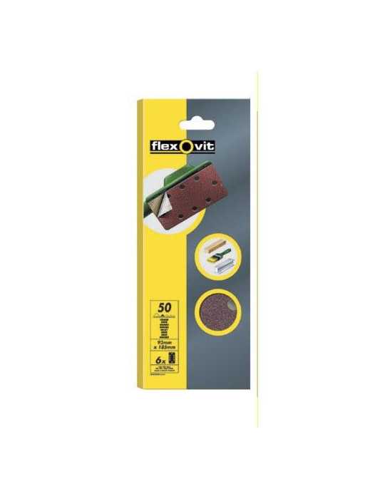 Hoja Lija Velgrip 93X230 8 Agujeros Grueso 10 Uds [LOTE DE 8 Unidades] FLEXOVIT
