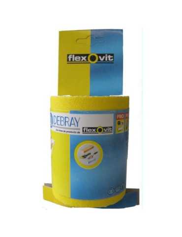 Rollo Lija Papel Vibrator 115MM X 5 m 80 [LOTE DE 4 Unidades] FLEXOVIT