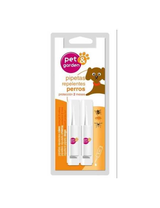 Pipetas Antiparas. Perro 2UN. 1-40624 [LOTE DE 4 Unidades] FLOWER