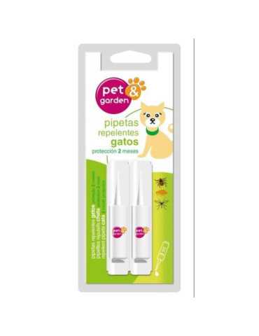 Pipetas Antiparas. Gato 2.UD 1-40625 [LOTE DE 4 Unidades] FLOWER