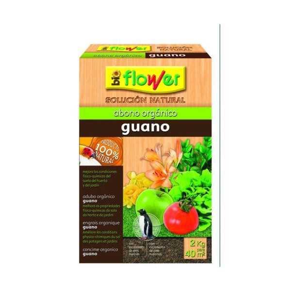 Abono Organico Granulado Guano 2KG 70521 [LOTE DE 4 Unidades] FLOWER