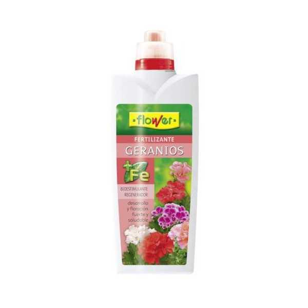 Fertilizante Geranios 1 L 10511 [LOTE DE 4 Unidades] FLOWER