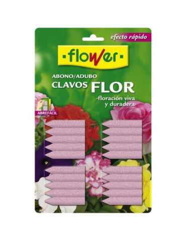 Abono Clavos Flor Blister 20 Unidades 1-10506 [LOTE DE 8 Unidades] FLOWER