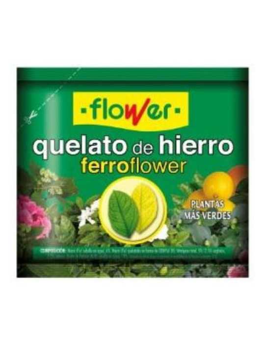 Abono Ferrotrene-Quelato Hierro 50 gr [LOTE DE 8 Unidades] FLOWER