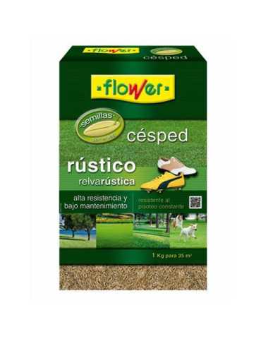 Césped Rustico 1 KG. 1-10788 [LOTE DE 4 Unidades] FLOWER