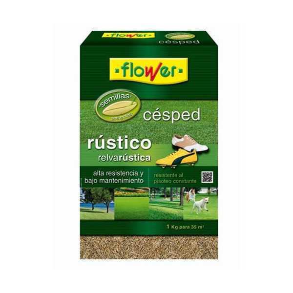 Césped Rustico 1 KG. 1-10788 [LOTE DE 4 Unidades] FLOWER