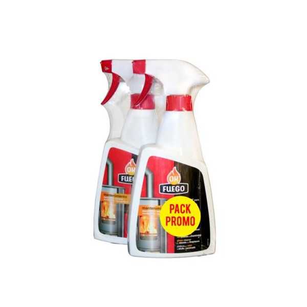 Limpiador Cristal Estufas 500 ml (PACK-2) 1-50275 [LOTE DE 4 Unidades] FLOWER