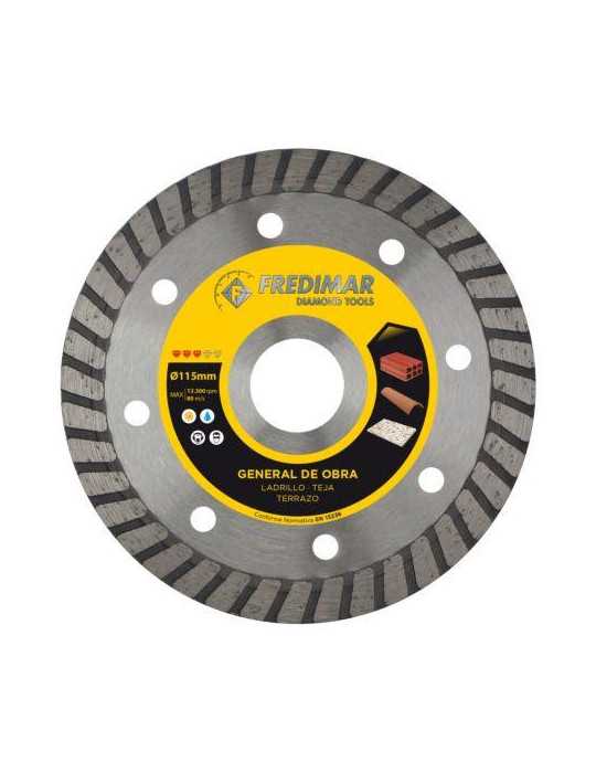 Disco Universal 115MM Turbo Rapid Cut Altura 10MM [LOTE DE 6 Unidades] FREDIMAR