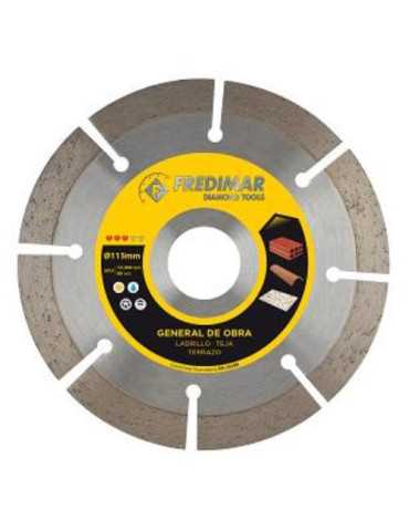 Disco Obra Ø115 Segmentado Rapid Cut Altura 10MM [LOTE DE 6 Unidades] FREDIMAR