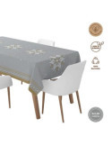 Rollo Mantel 5X1.2M Navidad Plata Estampado 7768 [LOTE DE 10 Unidades] MAXIPRODUCTS