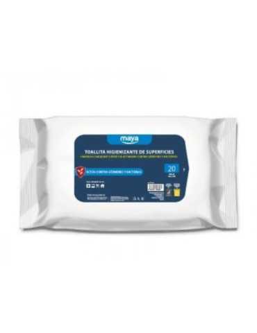 Toallitas Higienizantes Superficies (P-20 Uds) [LOTE DE 12 Unidades] MAYA