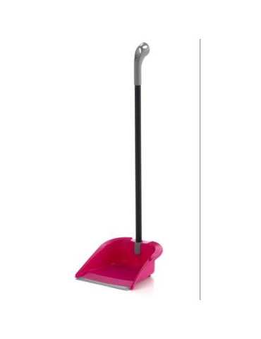 Recogedor Plegable Fucsia con Palo 09022 [LOTE DE 10 Unidades] MAYA