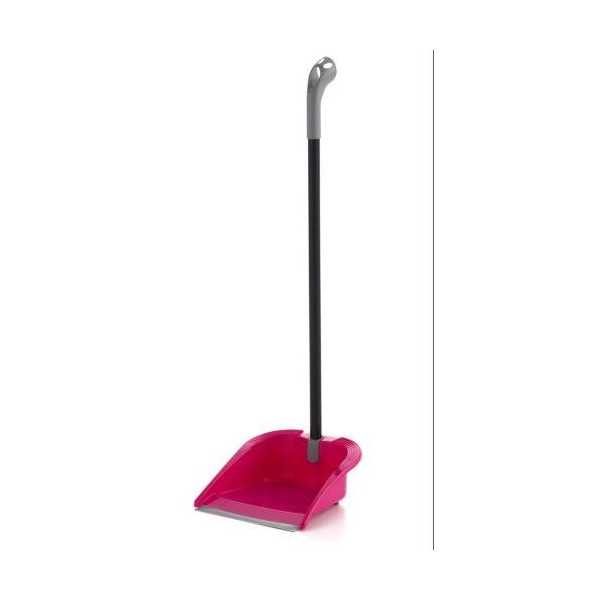 Recogedor Plegable Fucsia con Palo 09022 [LOTE DE 10 Unidades] MAYA