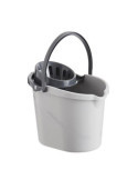 Cubo con Escurridor Atomic 14L Gris ATM9029 [LOTE DE 6 Unidades] MAYA